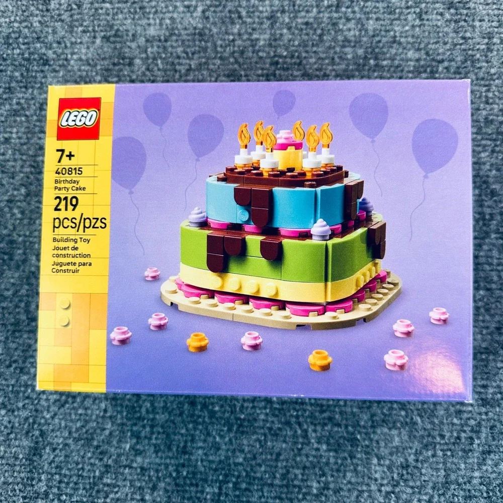 LEGO Birthday Party Cake Set 40815 Building Toy 219 PCS 7+ Party Celebration